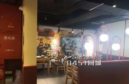 王岗金港湾临街地锅烤肉餐饮旺铺转让